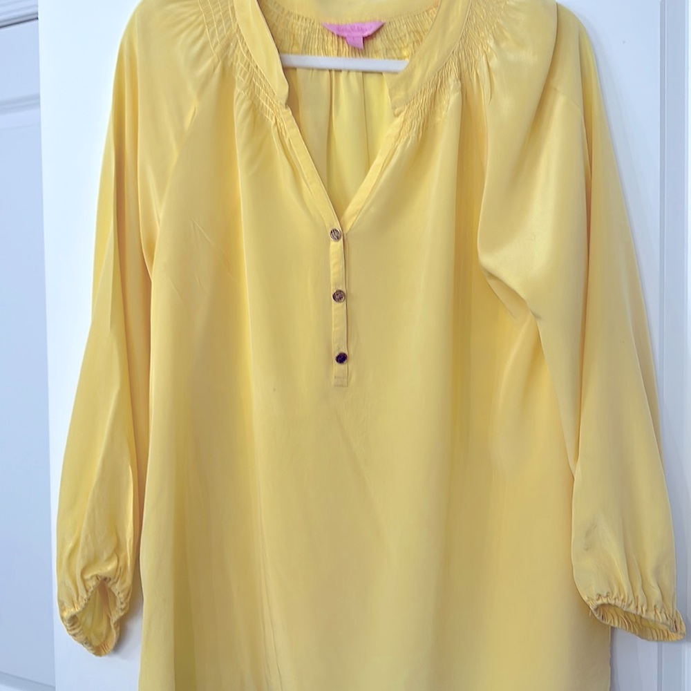 Lily Pulitzer Elsa silk top